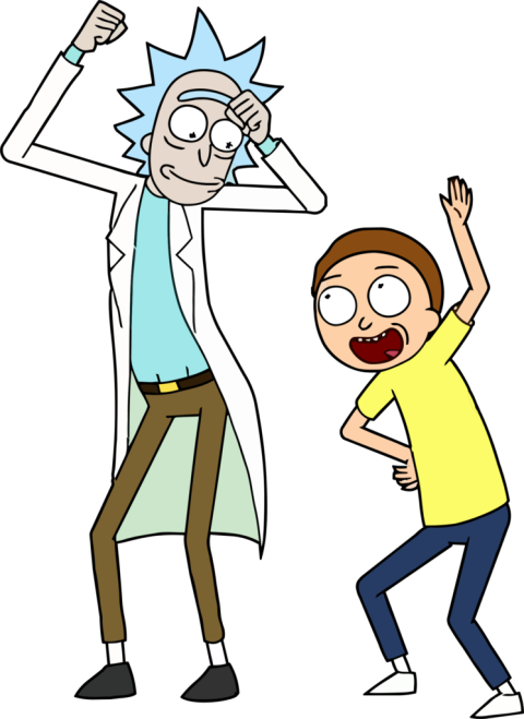 Cartoon Rick And Morty PNG Wallpaper Free Download