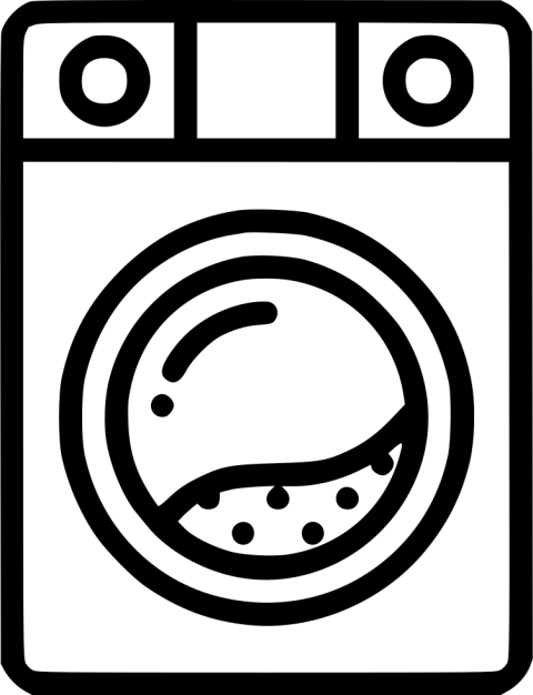 Washing Machine PNG Outline & Icon Free Download