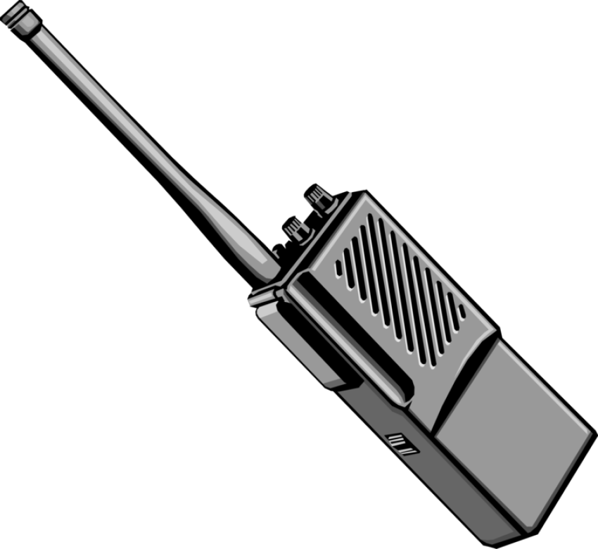 Electronic Walkie Talkie PNG Image On White Background