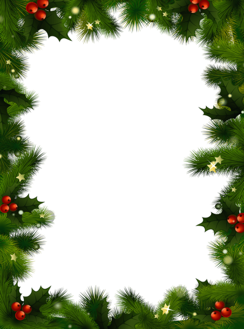 Christmas Frame PNG Vector PSD And Clipart With transparent Background Tinsel Free Download