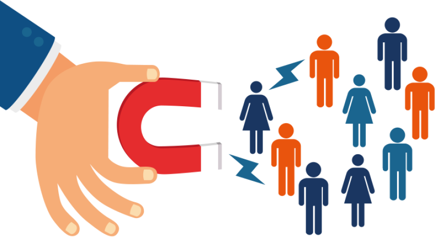 Magnet PNG On Social Media Image