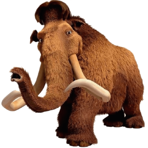 Clipart Mammoth Ice Age PNG Character Free Download