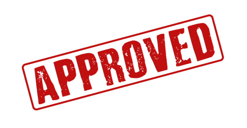 Approved PNG Templated Free Download