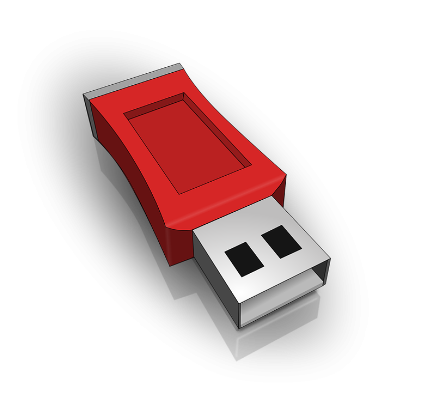 Orange Usb Stick PNG image