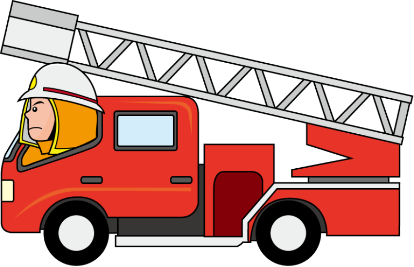 Fire Truck PNG Graphic clipart Design Free Download