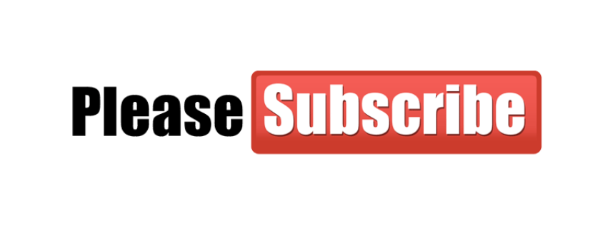 Transparent Background YouTube Subscribe PNG Tag Free Download