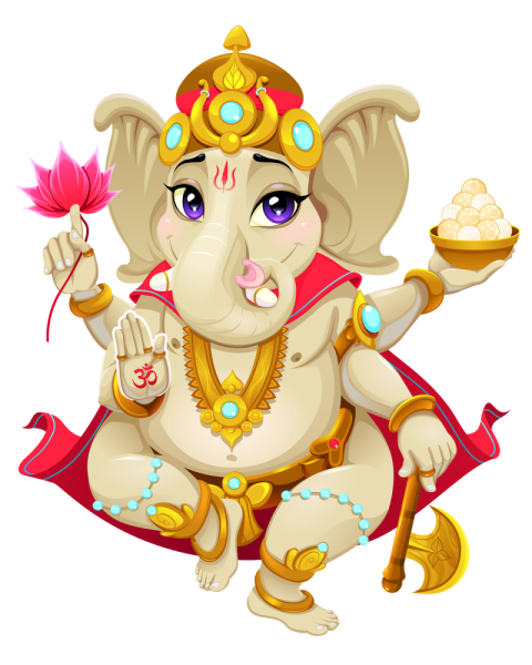 Silhouette Ganesha PNG Moti Free Picture