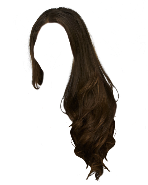 Black Wig On Girl PNGs Free