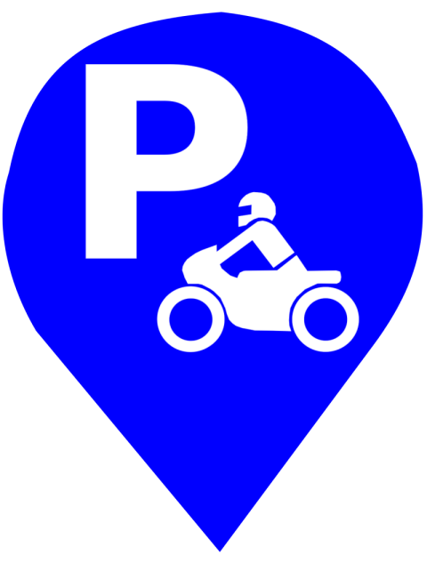 Blue Parking Map Logo PNGs Free