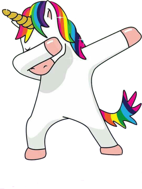Svg , PSD Vector Cartoon Unicorn Horse PNG Character