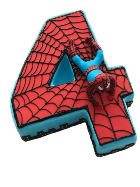 Spiderman 4 Number PNG Free Photo Download