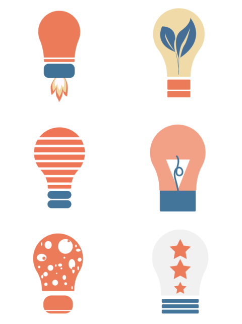 Innovation Bulb PNG Sticker Free Download