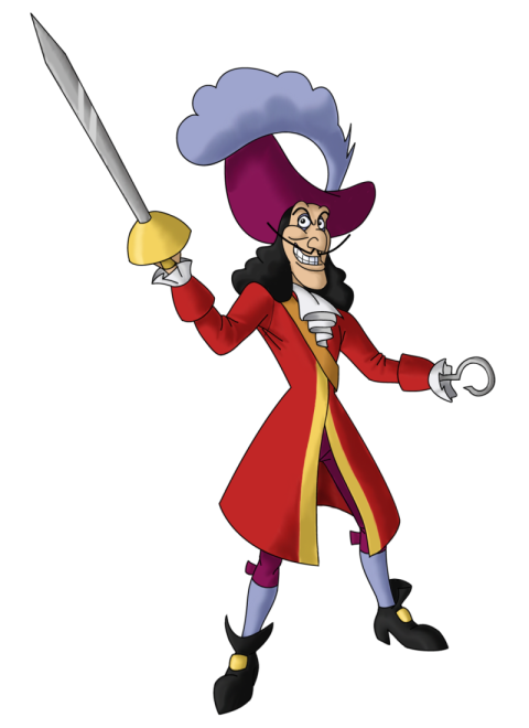 Cute Captain On Peter Pan PNG Emoji Free Download