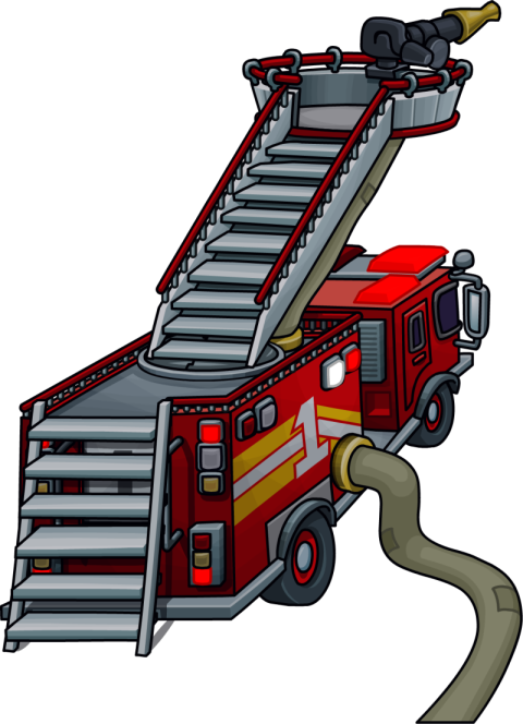 Fire Steps Truck PNG Image Free Download