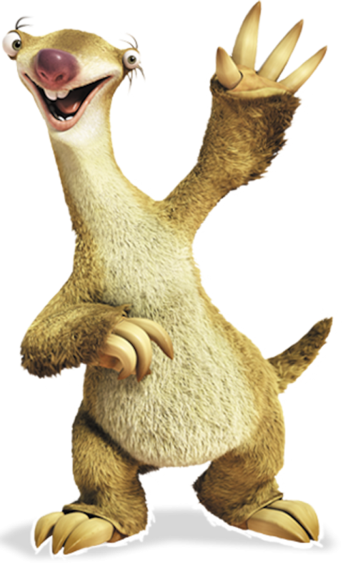 Sid On Ice Age PNG Cartoon Image Free Download
