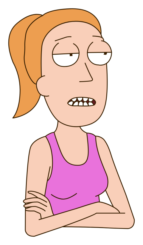 Summer Cool Rick And Morty PNG Sticker Free Download