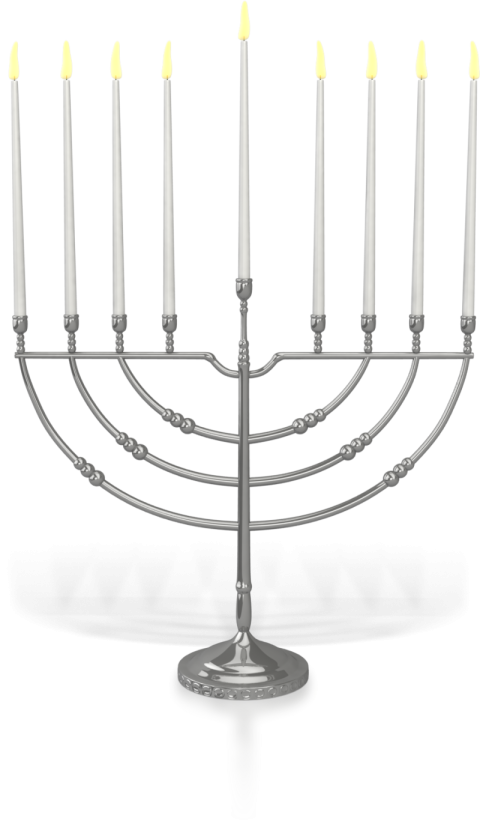 Download Free Silver Hanukkah PNG Image Free Transparent background
