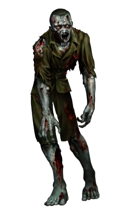 Duty Zombie PNG Image Free Transparent
