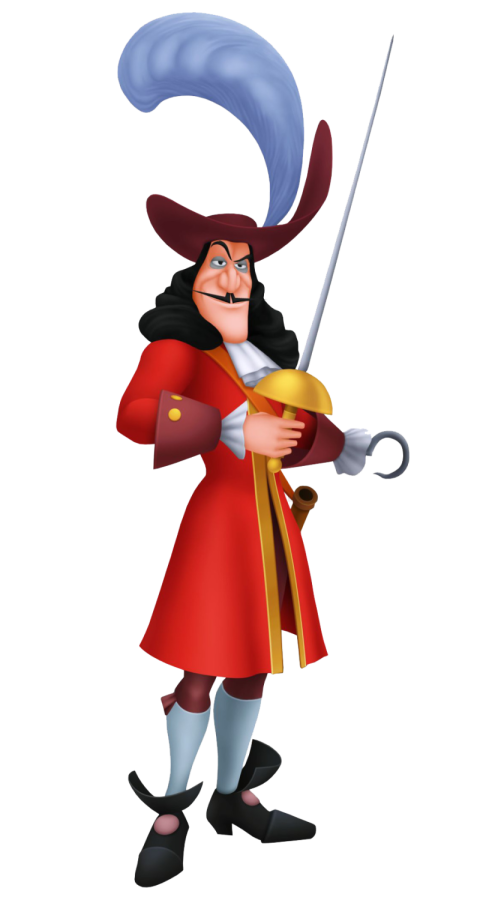 Captain hook On Peter Pan PNG Cartoon Character Free Download