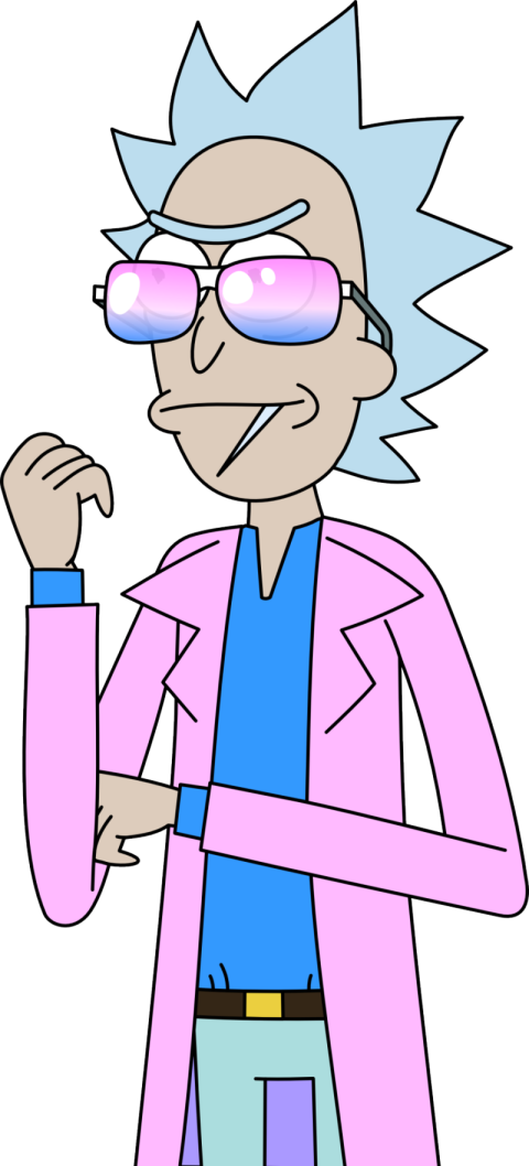 SVG Rick And Morty PNG Stock Photo Download