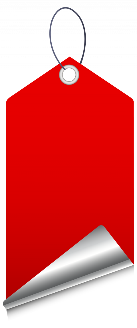Folding Label paper vector