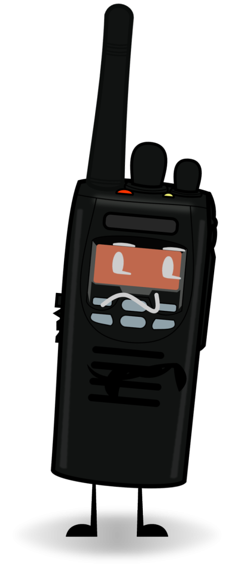 Walkie Talkie PNG cartoon Character Free Transparent download