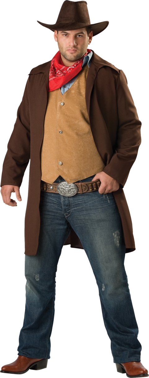 Cool Cowboy PNG Outfit Cartoon Image
