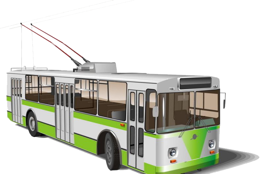HD Travilling Bus PNG iStock Vector Trolleybus PNG Image On Transparent Background free Download