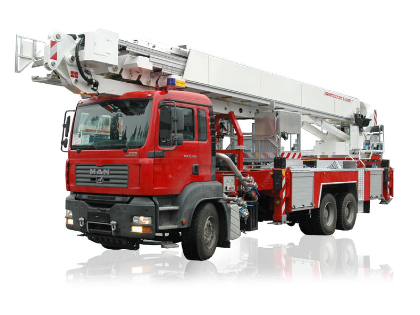 Isolated Free Fire Truck PNG Image