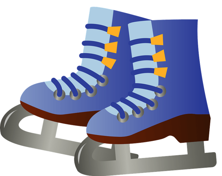 Svg Ice Skating Shoes PNG Image