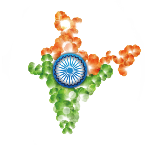 PNG Independance Indian Map