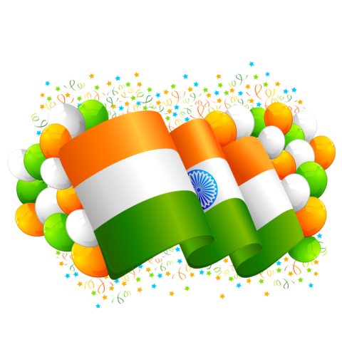 Vector Art Independance Balloons PNG Transparent Pic