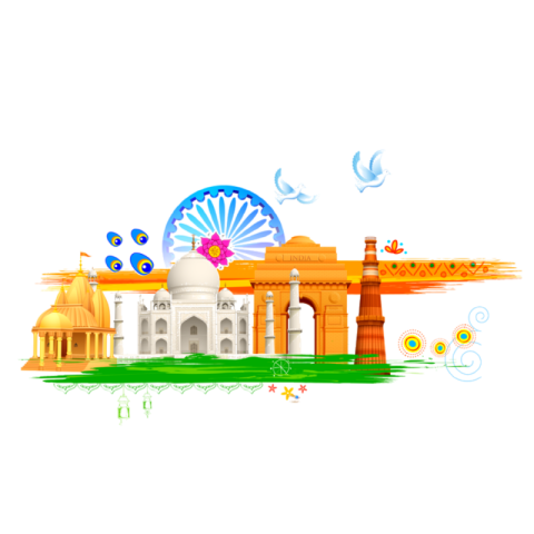 Indian Greeting Design Png Art