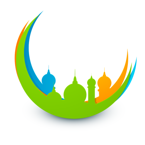 Eid With Mosque Illustration PNG Free Transparent