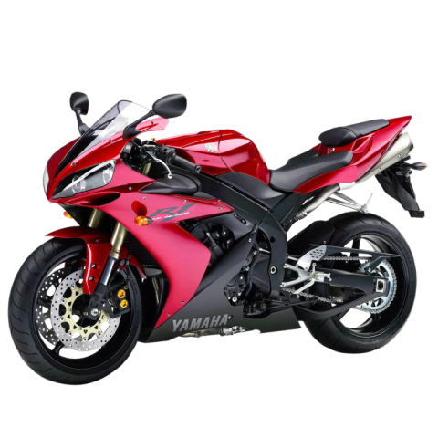 Download Heavy Red Motorbike Clipart png transparent