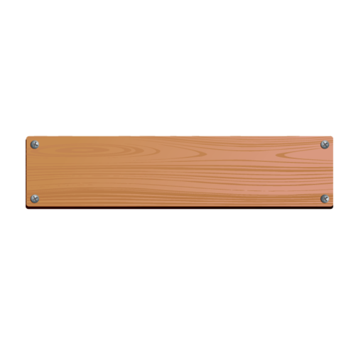 Best Clipart Wooden Board Hand Made PNG Free Download