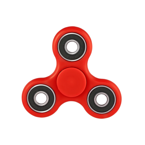 Fidget Spinner On Transparent Red Fidget Spinner PNG Photo Free Download