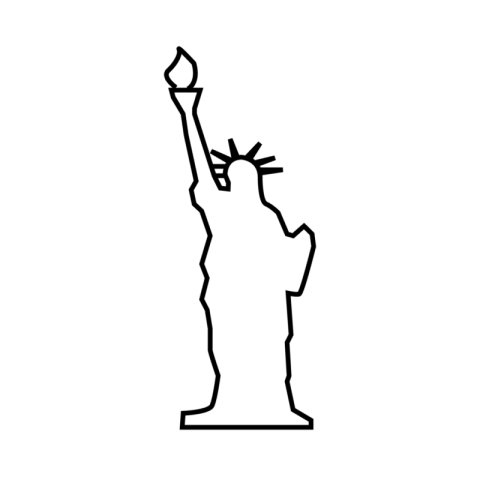 Statue of Liberty Vector Art PNG Transparent image