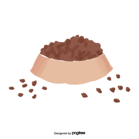 A bowl of dog food PNG Free Download
