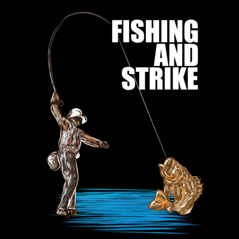 Fishing and strike PNG download