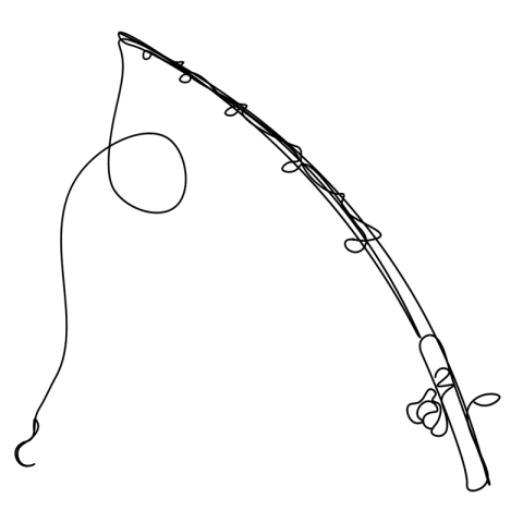 Fishing rod fishing tool line PNG Free Download