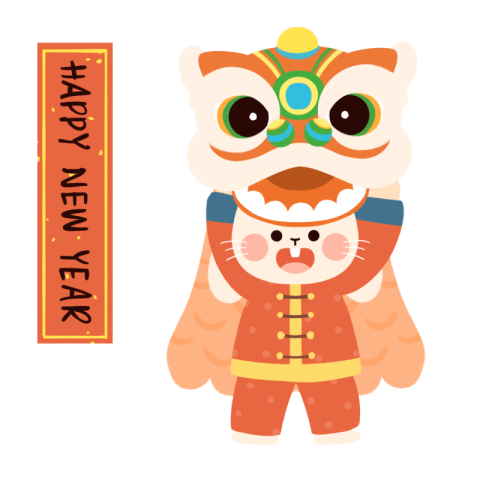 Chinese new year rabbit cartoon PNG Free Download