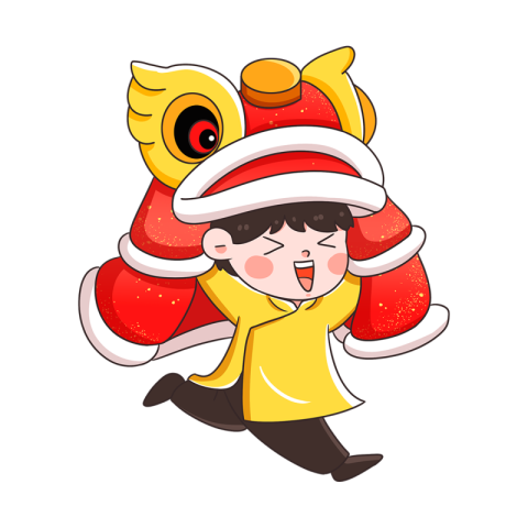 Vietnam new year boys cartoon PNG Free Download