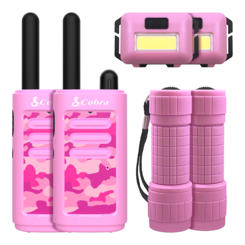 Isolated Pink Walkie Talkie Set  PNG Image On Transparent background