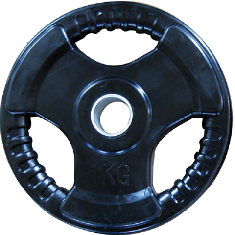 Curved Barbell Weight Plate PNG Image