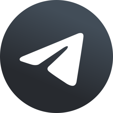 Silhouette Telegram PNG Sticker Free Download