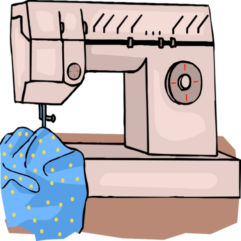 Animated Cartoon Sewing Machine PNG Art image Free Download