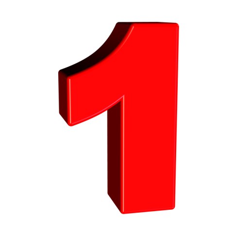 Red 1 PNG Picture Free Transparent