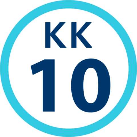 10 Number Vector Art Sticker PNG Free