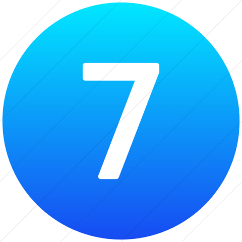 Clip Art 7 Number PNG Ball Free Download